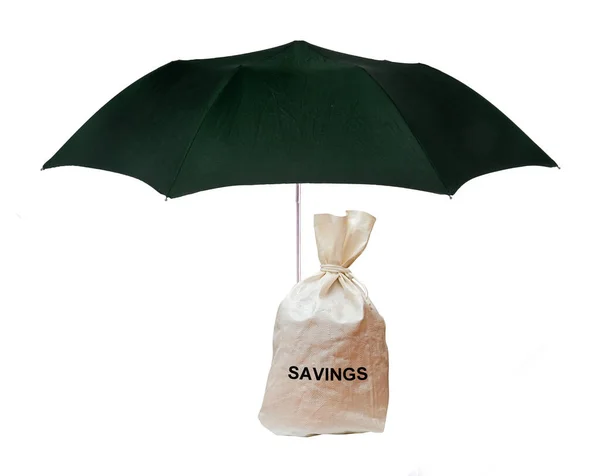 Protection Savings Umbrella — Stock Photo, Image