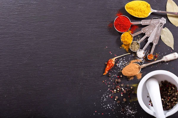 mix of powder spices