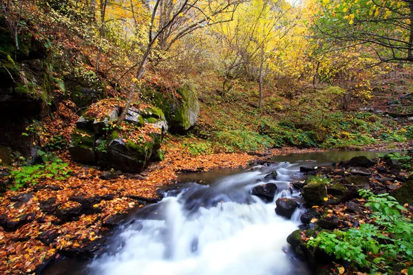 Herfst Bulgaarse rivier — Stockfoto