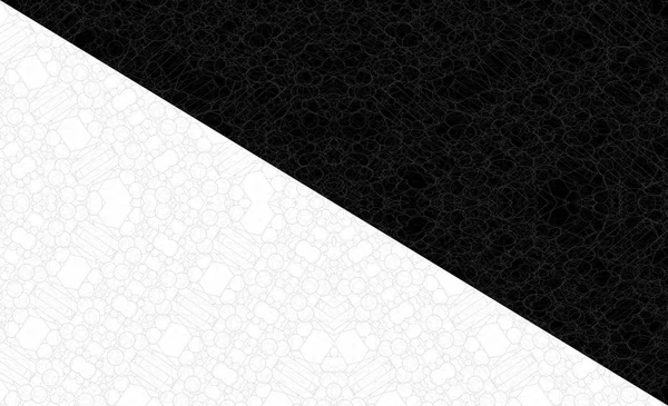 Tekrarlanan Geometrik Elemanlar Ile Siyah Beyaz Arka Plan — Stok fotoğraf