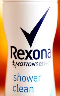 Rexona duş temiz şişe yakın çekim