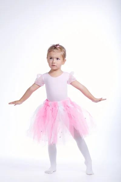 Bailarina de balerina sobre fondo brillante — Foto de Stock