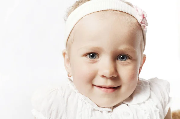 Little funny girl portrait — Stock Photo, Image