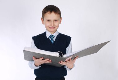 young businessman on white
