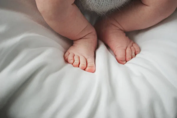 Baby feets close up photo — Stock Photo, Image