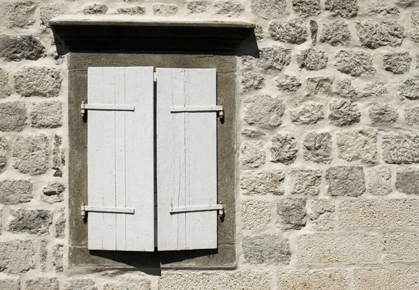 Coronavirus Covid Have Closed All Touristic Objects World Shutters Perast — Stock Photo, Image