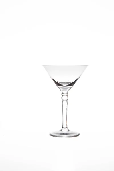 Martini szkła wysokiej kluczowych zdjęcie w studio samodzielnie na biały backgro — Zdjęcie stockowe