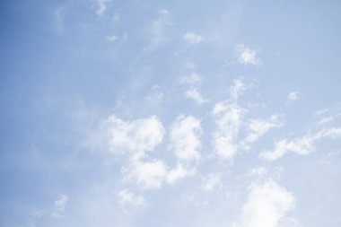 Açık bir günde bir arka plan olarak mavi gökyüzü.