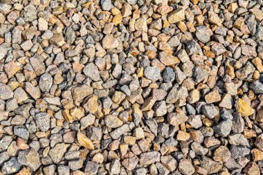 Çakıl dokusu. Küçük çakıl taşları. çakıl, yapı malzemesi veya çöp