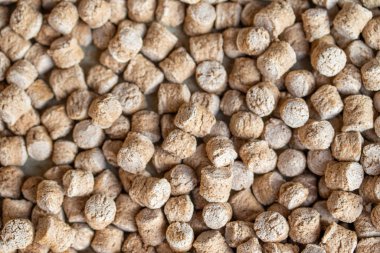 Hayvanlar için Pellet yem.
