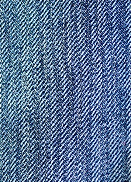 牛仔裤纹理蓝色面料 棉质背景 — 图库照片
