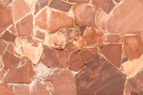 Red Granite Stone Wall Background — Stock Photo, Image