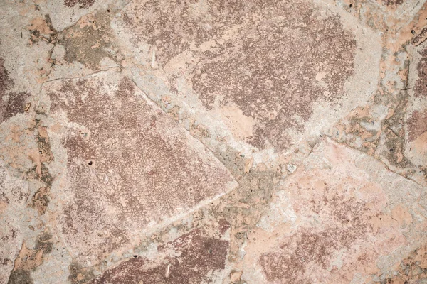 背景として赤花崗岩の石垣 — ストック写真