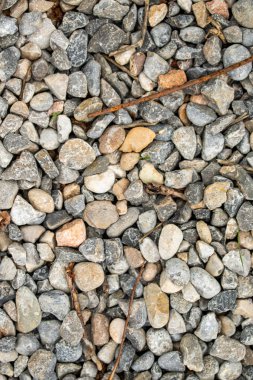 Yuvarlak deniz çakıl arka plan.