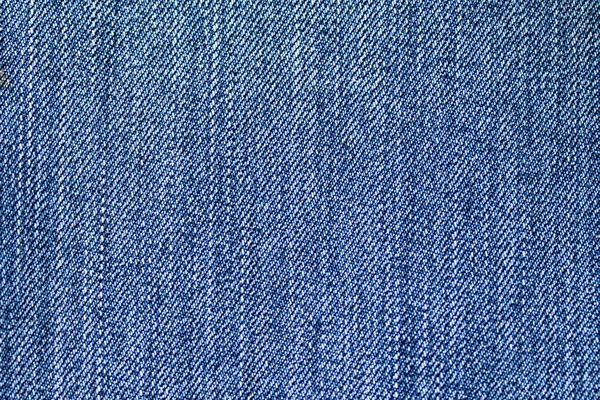 Jeans Textur Blauer Stoff Baumwollstoff Hintergrund — Stockfoto