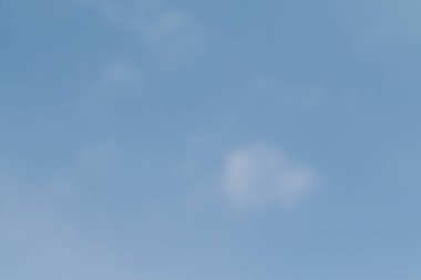 Mavi gökyüzündeki bulutlar. Küçük bulutlu mavi gökyüzü arkaplanı, arka plan olarak kullanılabilir