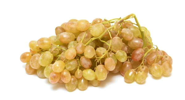 Pęczek Dojrzałych Winogron Białym Tle — Zdjęcie stockowe