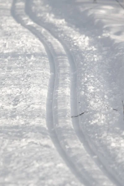 Skibaan Sneeuw Winter Natuur — Stockfoto
