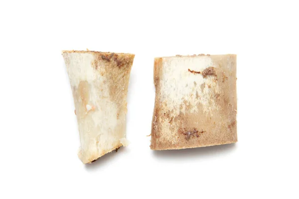 Beyaz Arka Planda Yedikten Sonra Kemikler — Stok fotoğraf