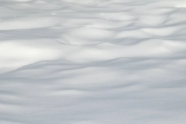 Schneehintergrund Leichter Schatten Steppenschnee Große Weiße Schneebedeckte Winter Hintergrund — Stockfoto