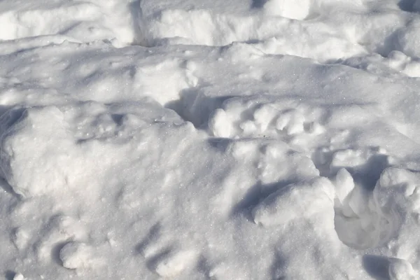 Pokrywa Śnieżna Tło Śniegu Tekstura Śniegu — Zdjęcie stockowe