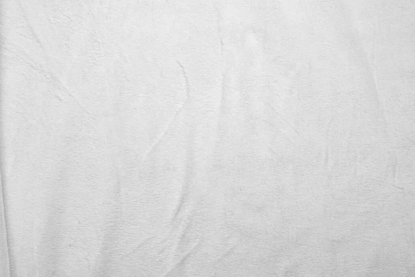 白色皱折的床单 床的背景质感 — 图库照片