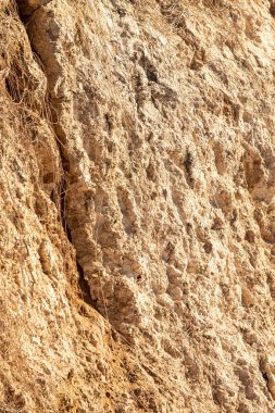Çamur duvar doğa manzarası, taş doğa arka planı.