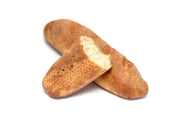 Broodbakkerijproducten Geïsoleerd Een Witte Achtergrond — Stockfoto