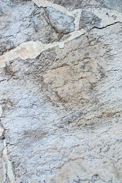 Granieten Stenen Muur Textuur Met Blauwe Tint Achtergrond — Stockfoto