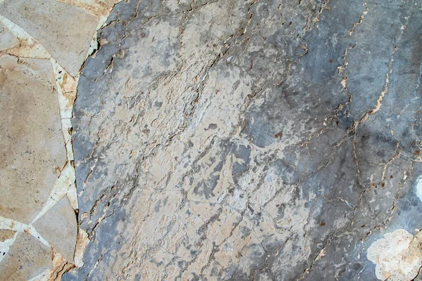 Textura Pared Piedra Granito Con Tinte Azul Fondo —  Fotos de Stock