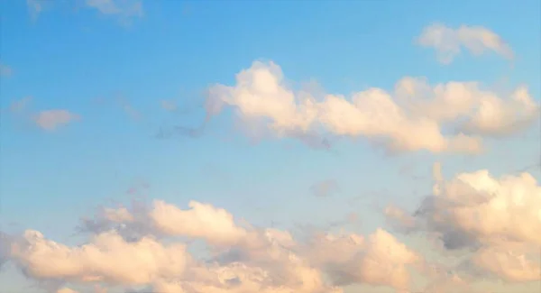 Cumulonimbus Chmury Przed Błękitnym Niebem Białe Chmury Niebie — Zdjęcie stockowe