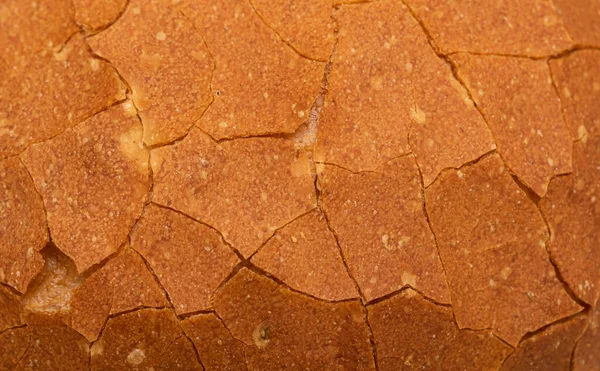 Kůrka Chleba Jako Pozadí Textura — Stock fotografie