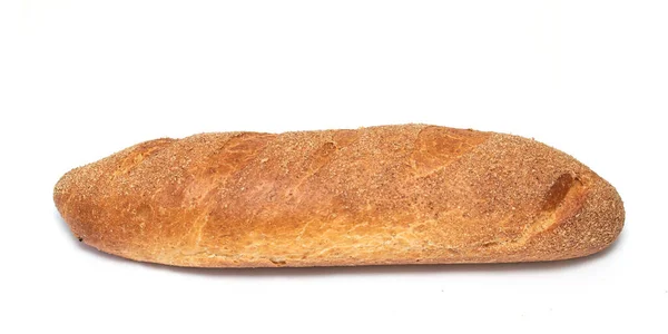 เบเกอร ขนมป แยกก นบนพ นหล ขาว — ภาพถ่ายสต็อก