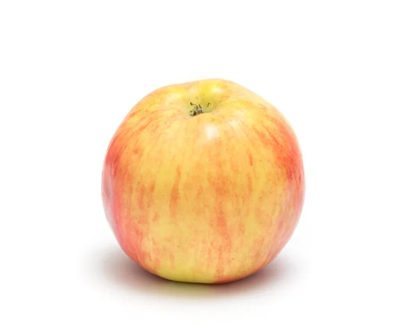 노란색 사과는 배경에 분리되어 — 스톡 사진