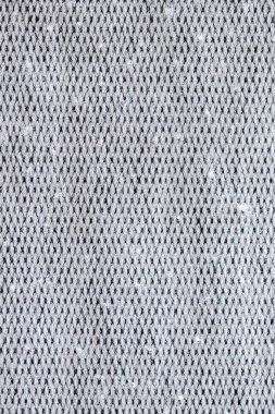 Gri kumaş dokusu, yün ipliğin arka planı.