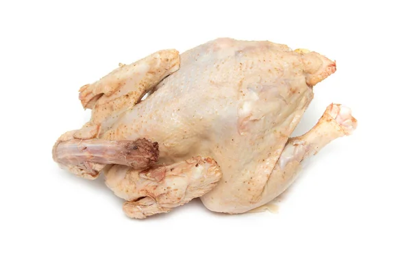 Viande Poulet Carcasse Poulet Sur Fond Blanc — Photo