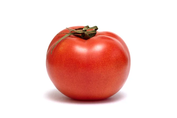 赤いトマトだけを熟す 孤立した — ストック写真