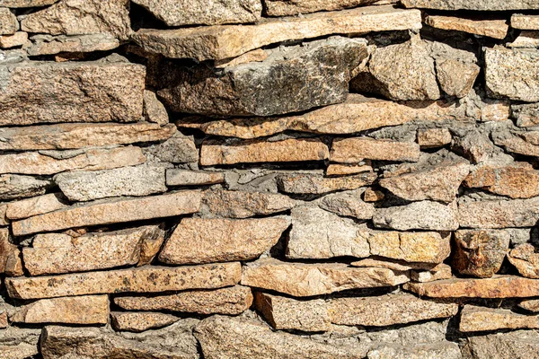花岗岩平整石墙的质感 石料背景 — 图库照片