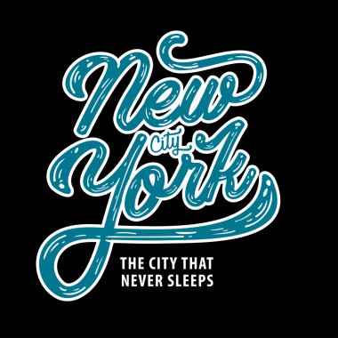 New York. O hiç uyumayan şehir. 