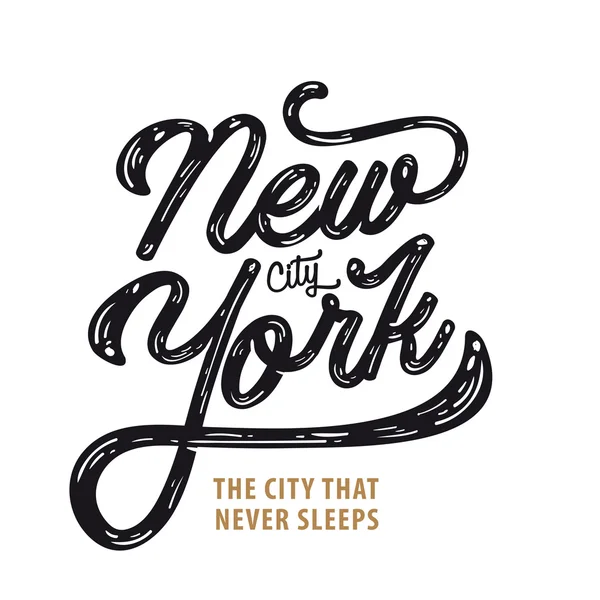 Nueva York. La ciudad que nunca duerme . — Archivo Imágenes Vectoriales