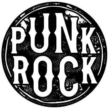 Punk rock rozet etiket