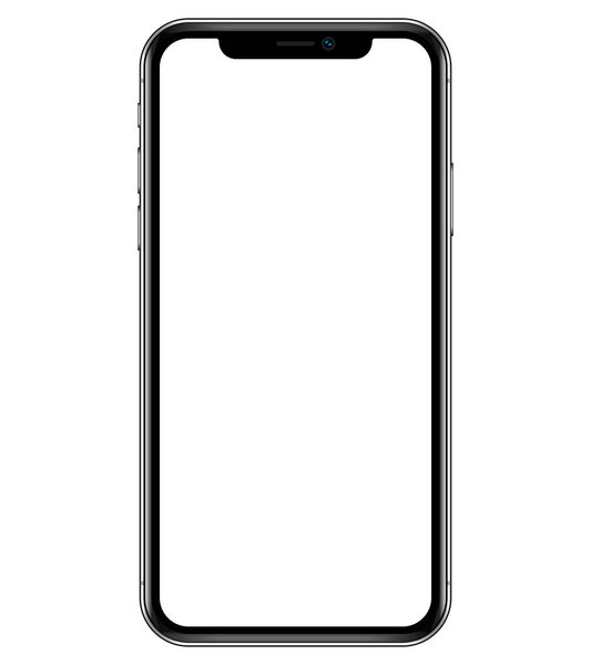 Smartphone mockup illustration. Phone vector