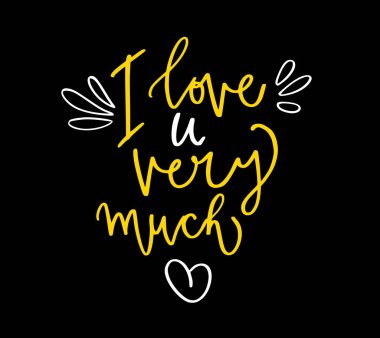 I Love You Very Much Premium Vector Download For Commercial Use Format Eps Cdr Ai Svg Vector Illustration Graphic Art Design