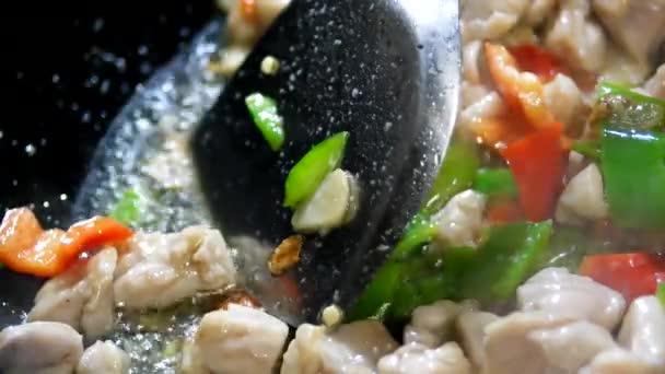 Gătit pui de caju — Videoclip de stoc