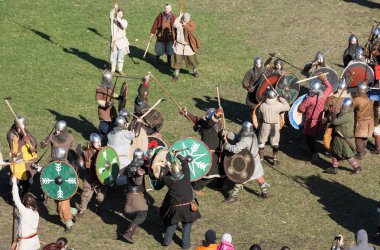 Kimliği belirsiz Rekawka - Lehçe geleneği, katılımcıların Krakow Paskalya sonra Salı günü kutladı. Şu anda Festivali tarihi imar karakteri vardır