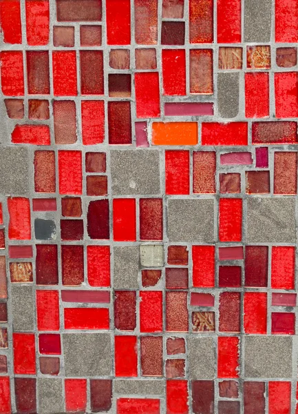 Kleurrijk mozaïek op de muur — Stockfoto