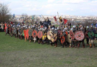 Kimliği belirsiz Rekawka - Lehçe geleneği, katılımcıların Krakow Paskalya sonra Salı günü kutladı. Şu anda Festivali tarihi imar karakteri vardır