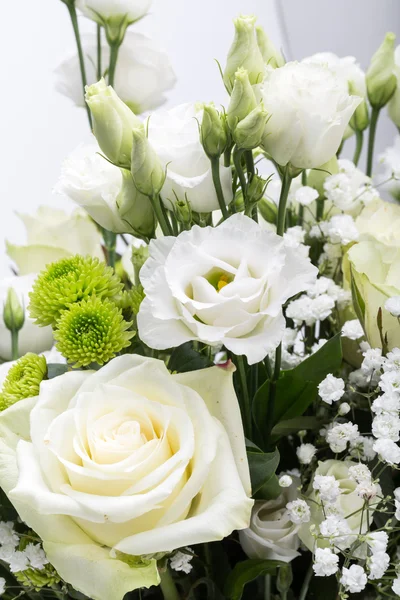 Nahaufnahme weißer Rosen — Stockfoto