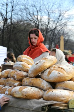  Cracow - Knight kampı geleneksel Ortaçağ Festivali sırasında