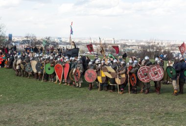 Kimliği belirsiz Rekawka - Lehçe geleneği, katılımcıların Krakow Paskalya sonra Salı günü kutladı. Şu anda Festivali tarihi imar karakteri vardır